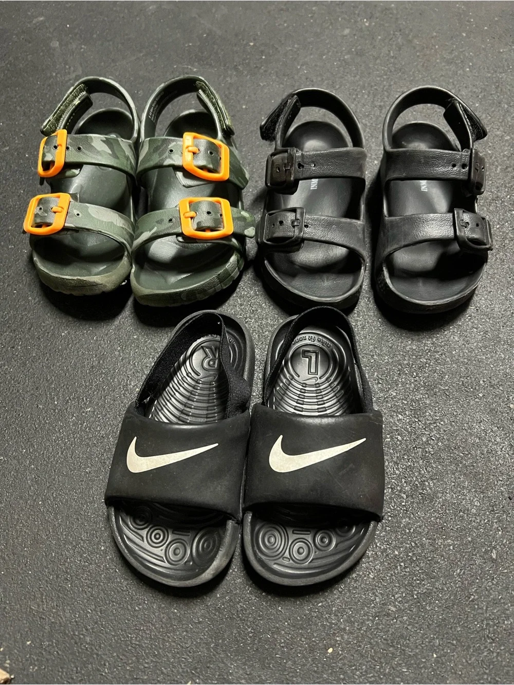 Toddler Slide Sandals - size 7c, 8c